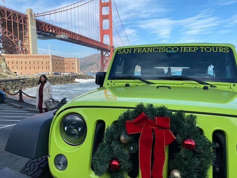 Private San Francisco Holiday Lights Tour by Convertible Jeep