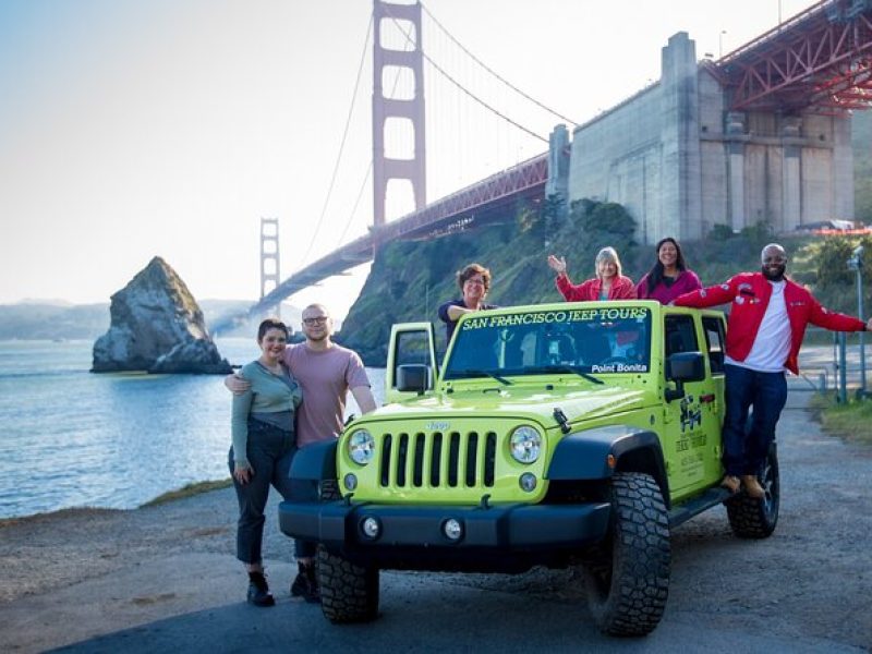 3-Hour Private Group San Francisco Open Top Jeep Tour