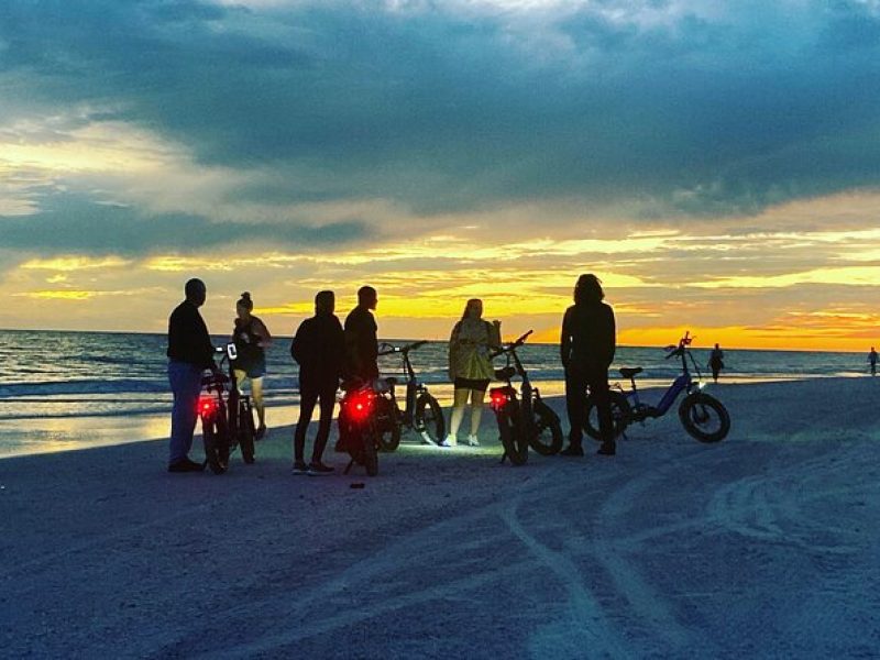 Treasure Island & John's Pass Electric Bike Sunset Guided Ride