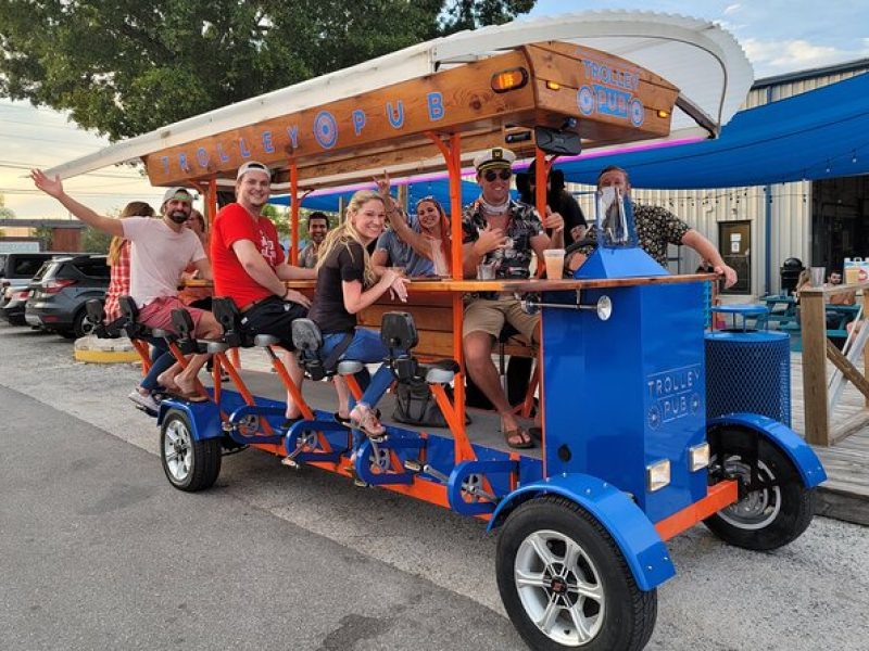 Trolley Pub Party Bike through St. Pete with Bar+Mural Stops