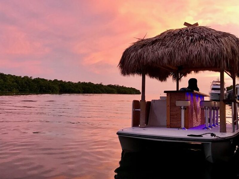 2-Hour Private Sunset Cruise on a Tiki Bar Boat in Key West