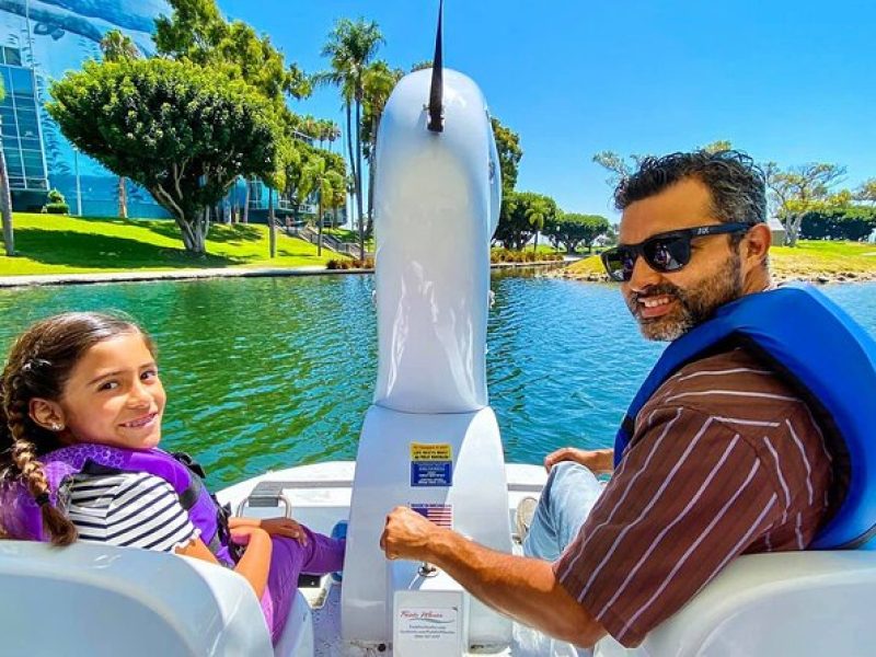 Swan Boat Rental at Rainbow Lagoon