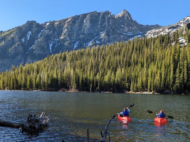 Alpine Lake Float and Guided Hike in the Bitterroot Mountains