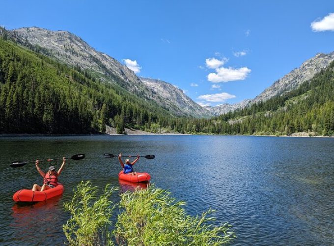 Alpine Lake Float and Guided Hike in the Bitterroot Mountains