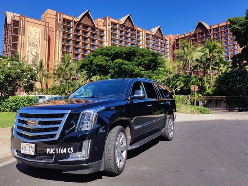 Honolulu Airport & KoOlina Hotels Private Transfer by Luxury SUV(up to 5 People)