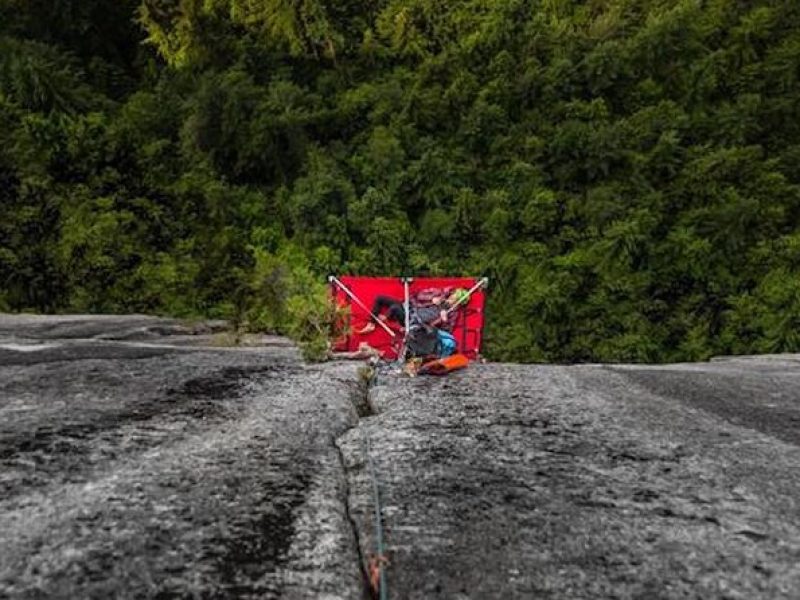 Alpine Cliff Camping 1000ft Off the Ground in Index WA