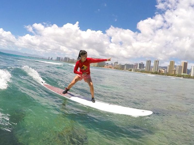 Surfing 1-to-1 Private Lesson (Waikiki Courtesy Shuttle)