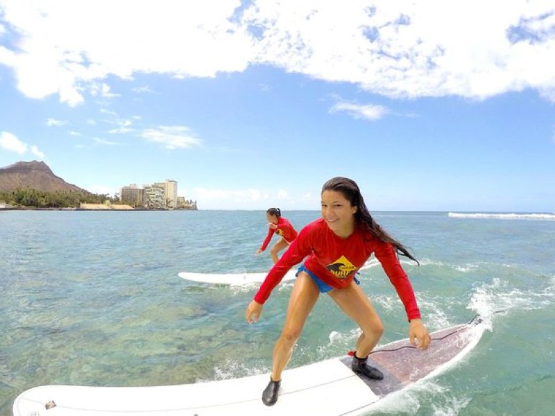 Surfing Semi-Private Lesson (Waikiki Courtesy Shuttle)