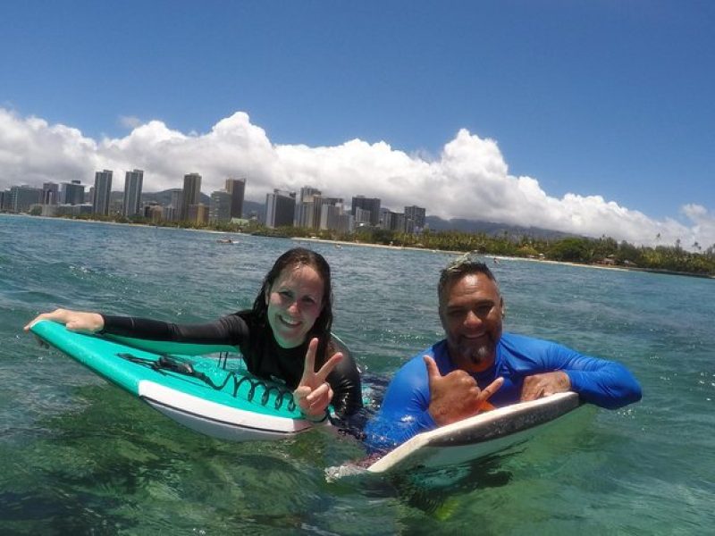 Bodyboarding Semi-Private Lesson (Waikiki Courtesy Shuttle)