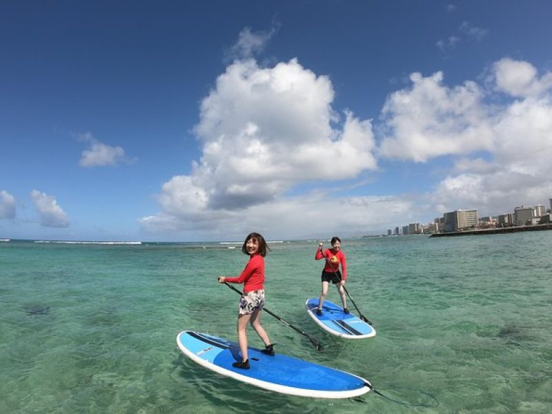 Stand Up Paddle Semi-Private Lesson (Waikiki Courtesy Shuttle)