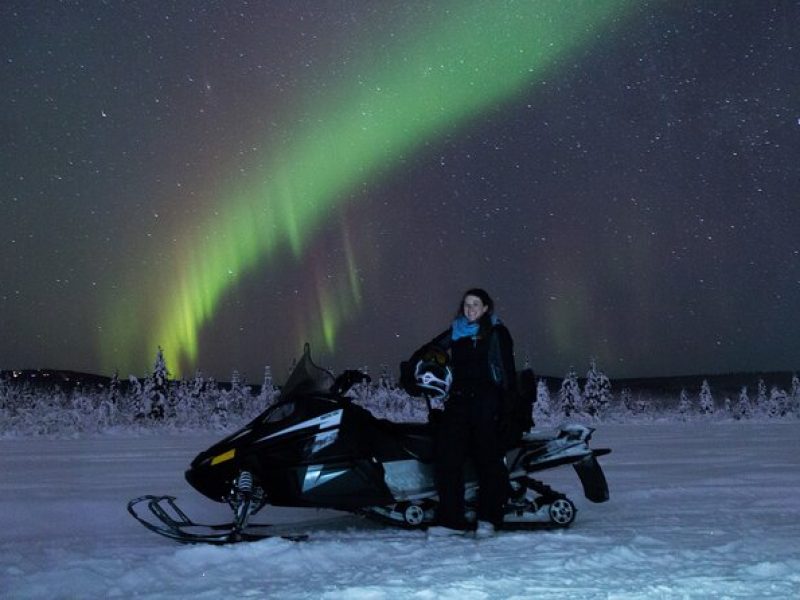 Aurora Sleighers Snowmobile Tour in Fairbanks