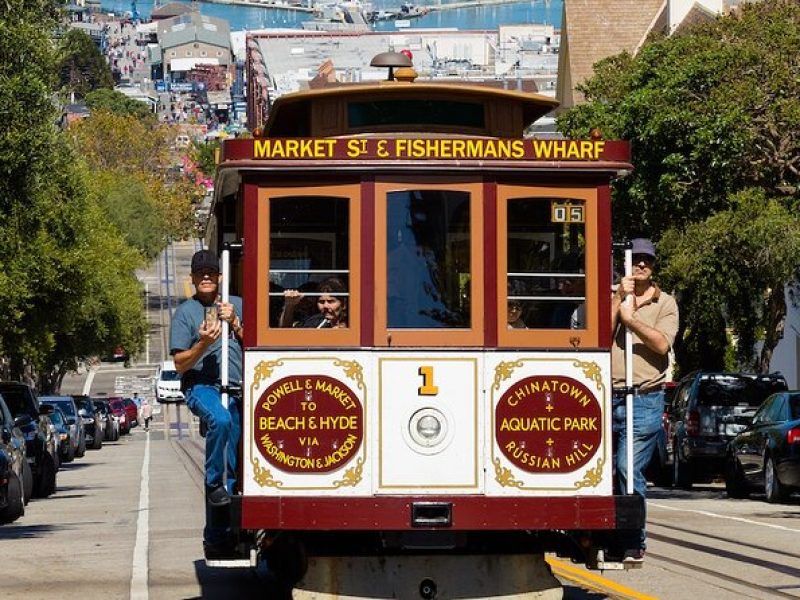 SF Cable Car Plus Alcatraz and Ferry Tour