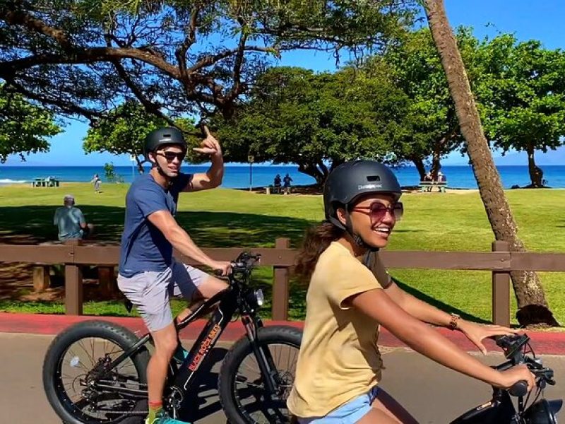 West Maui: Self Guided Electric Bike and Snorkel Explorer