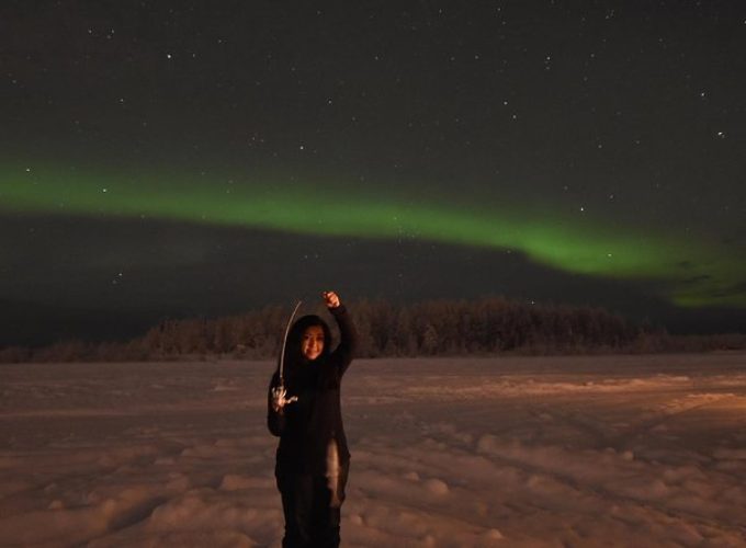 Aurora Borealis Viewing and Ice Fishing Adventure