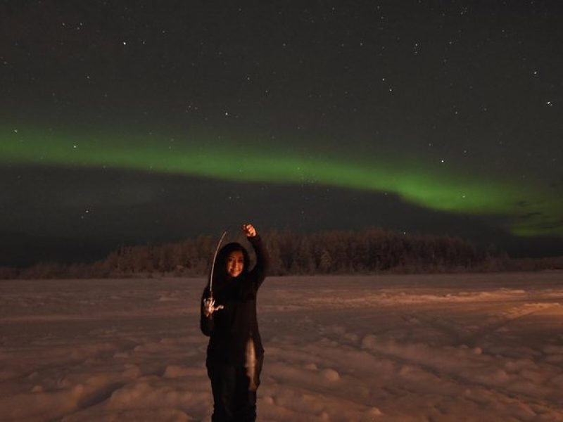 Aurora Borealis Viewing and Ice Fishing Adventure