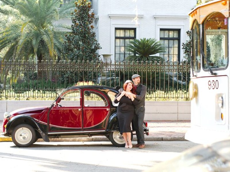 Private Historic Savannah Tour in a Vintage Citroën