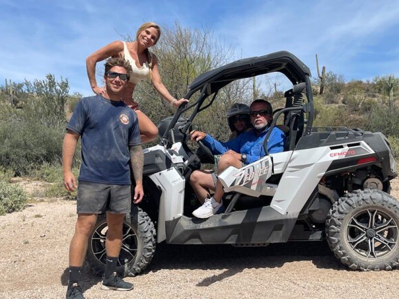 Guided UTV Sand Buggy Tour Scottsdale – 2 Person Vehicle in Sonoran Desert