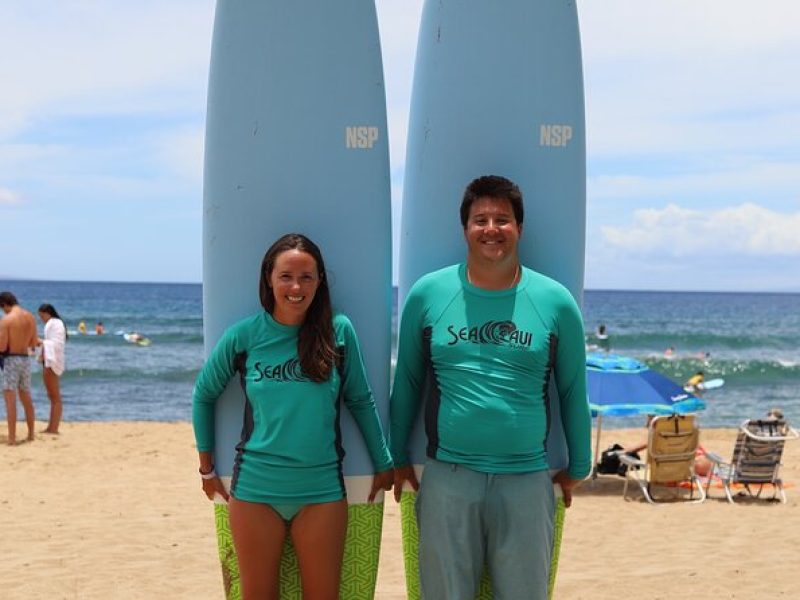 Private Surf Lessons from Kaanapali Beach