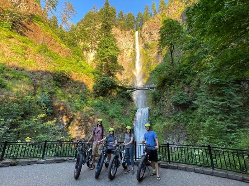 Multnomah Falls E-Bike Waterfall Tour (2+ Hours)