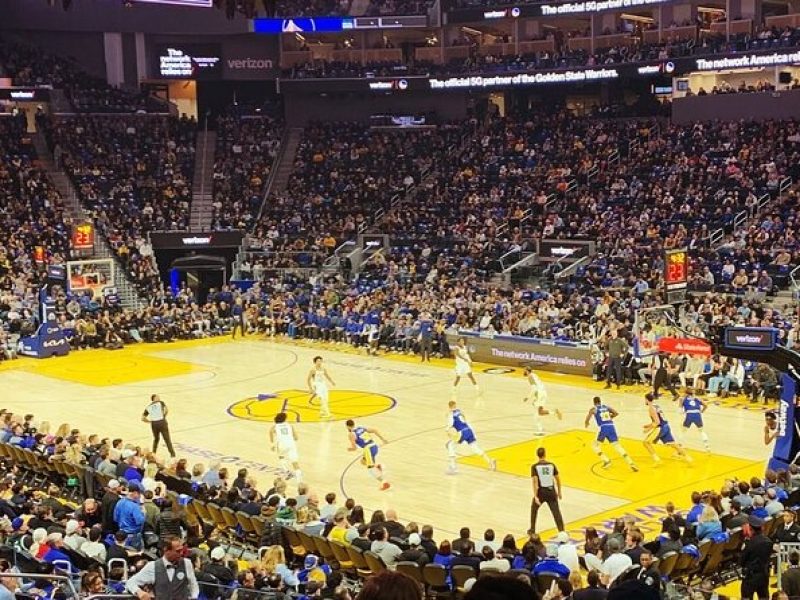 Golden State Warriors Basketball Game at Chase Center