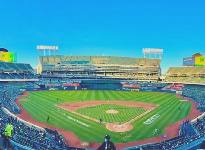 Oakland Athletics Baseball Game Ticket at RingCentral Coliseum