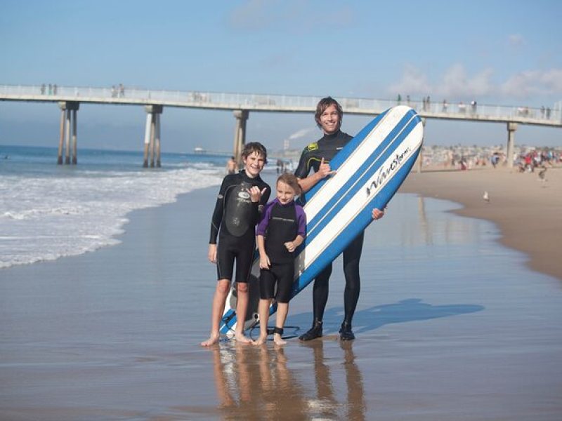 2 Hour Private Group Surf Lesson in Santa Monica