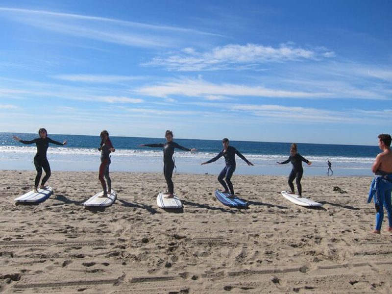 Private Group Surf Lesson in Redondo Beach