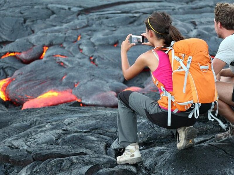 From Big island Hilo Volcanoes and Waterfalls Shared Tour