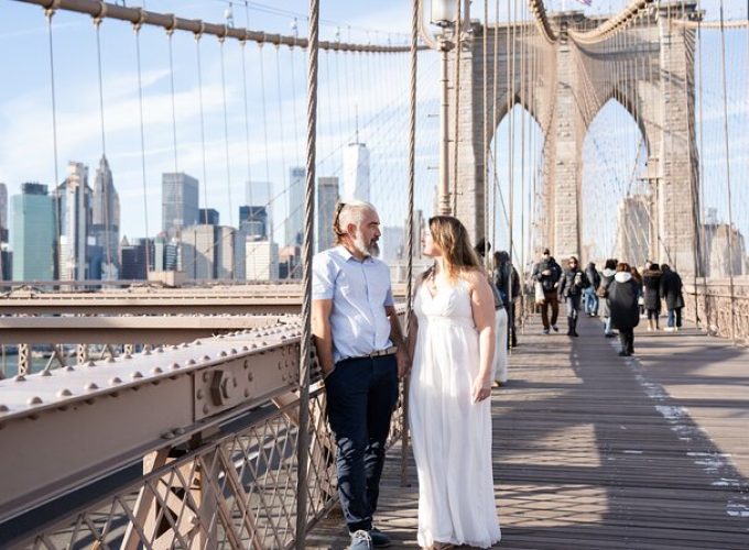 Professional Photoshoot at Brooklyn Bridge in New York