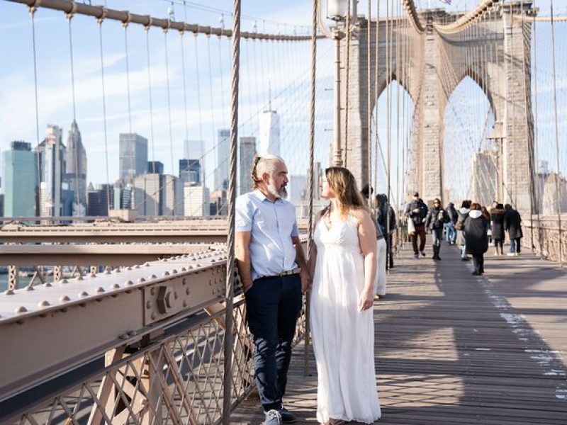 Professional Photoshoot at Brooklyn Bridge in New York