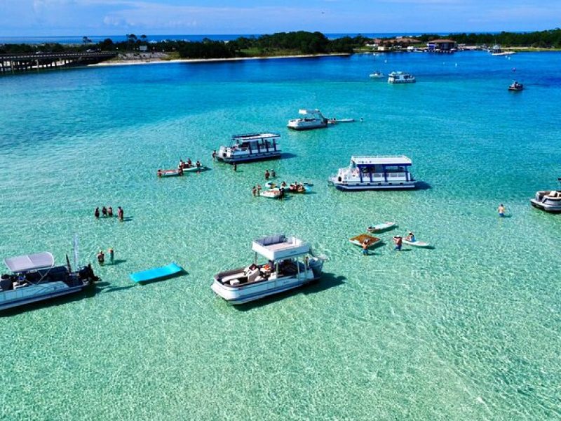 3 Hour Crab Island and Harbor Tour from Destin Non-Private