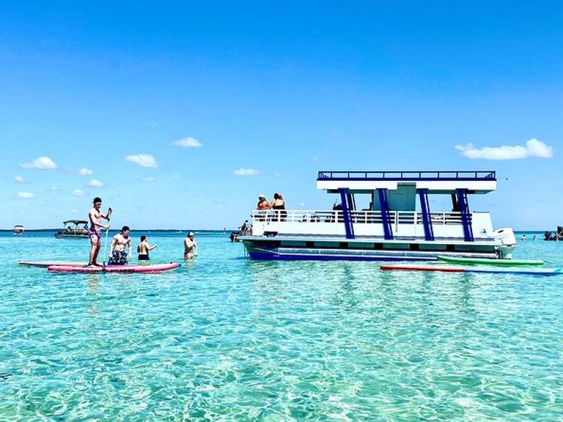 Private Chartered Pontoon Boat-Up to 16 Guests Island Time