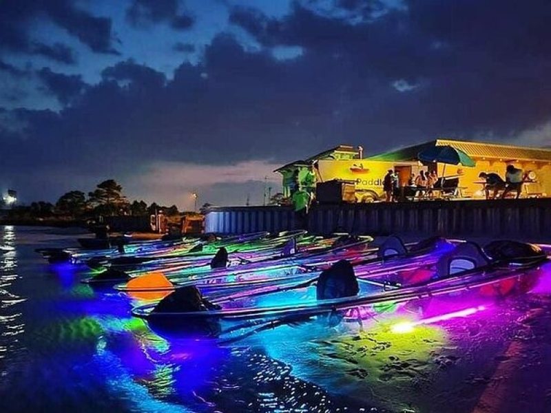 Night Glow Kayak Paddle Session in Navarre Beach