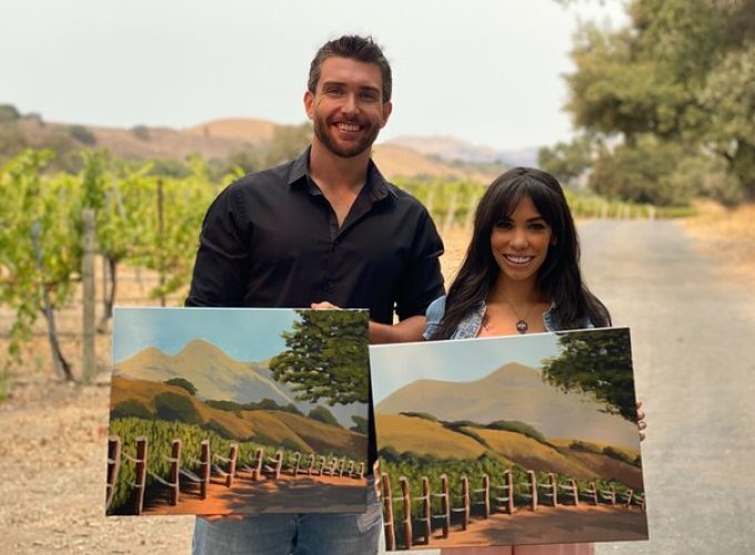 Paint in the Vineyard with Estate Wine Tasting