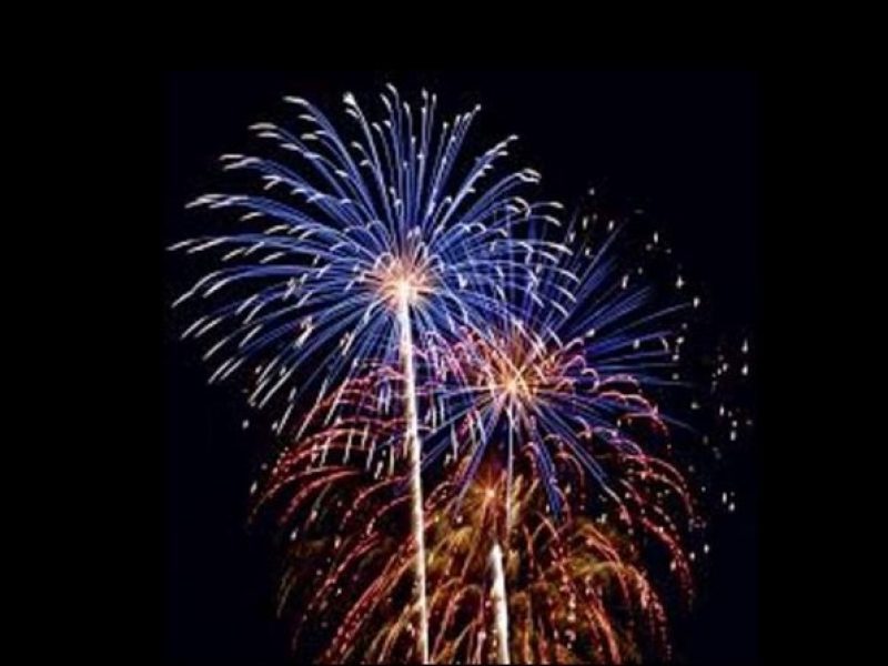 Destin Harbor Firework Show by Boat