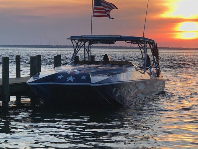 Sunset Dolphin Watching Cruise in Destin Harbor