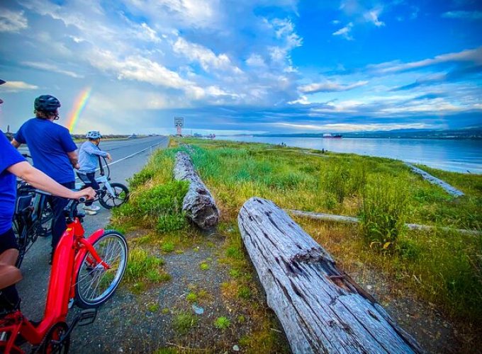 Electric Bike Ride on the Olympic Discovery Trail