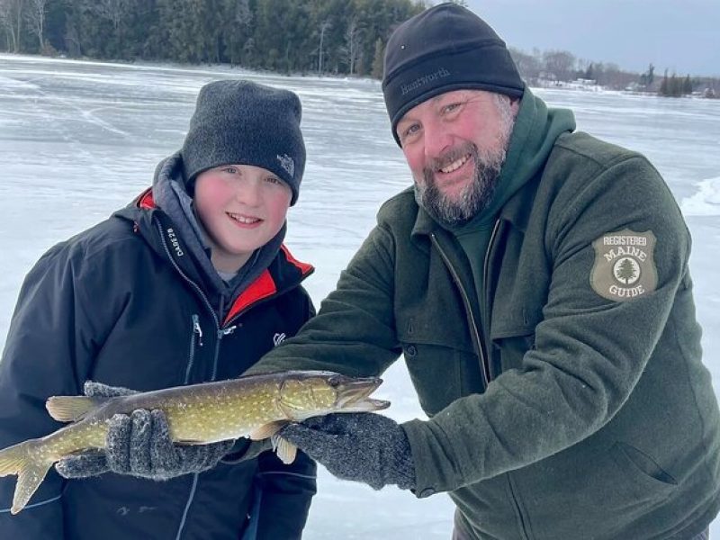 Bangor, Maine Icefishing Experience