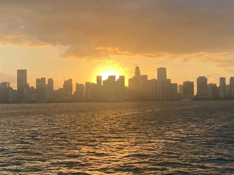 Miami: Biscayne Bay Star Island Sightseeing Cruise+Miami Skyline