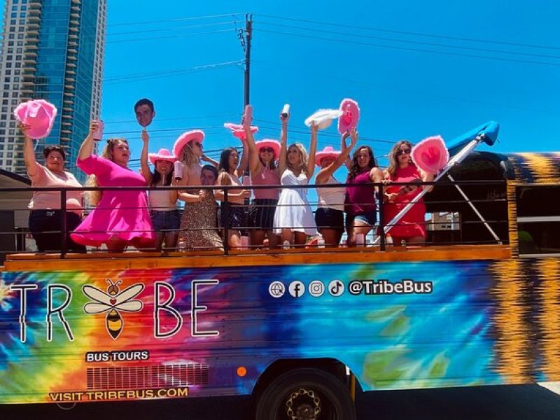 Roofless Party Bus Tour in Downtown Austin