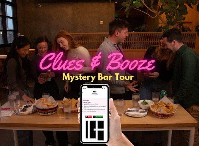 Clues and Booze Mystery Bar Activity