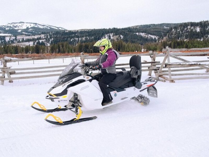 Turpin Meadow Ranch Electric Snowmobile in Jackson Hole