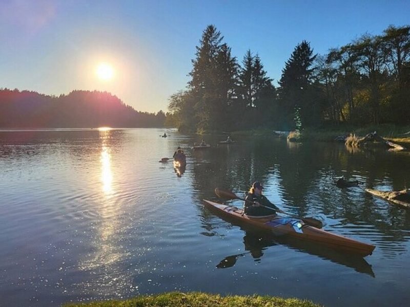 Guided Kayak Tours on the Salmon River Estuary in Otis, Oregon