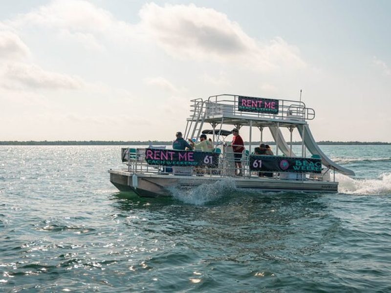 Pontoon Boat with 2 Slides in Destin/Fort Walton Beach Florida