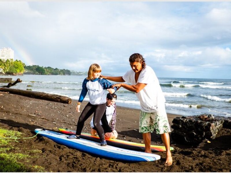 Big Island Surf Lesson from Hilo