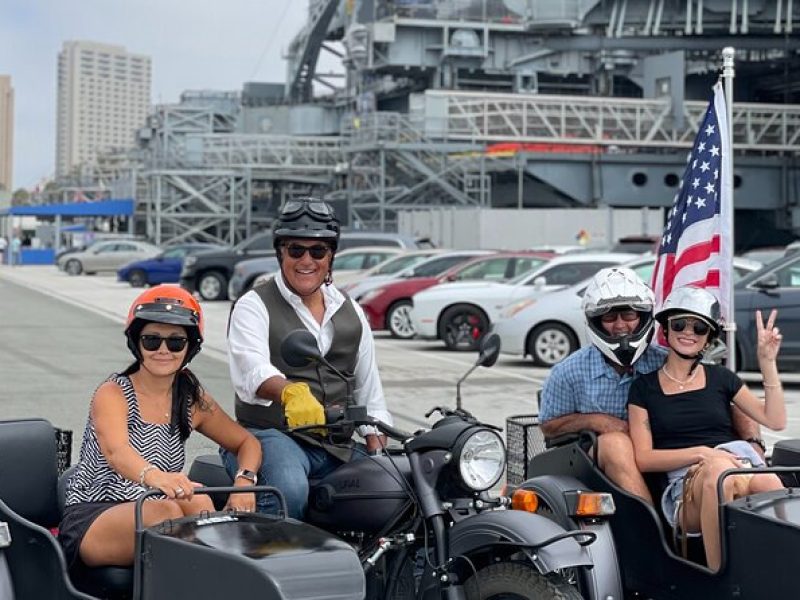 1-Hour Private Scenic Tandem Sidecar Tour in San Diego