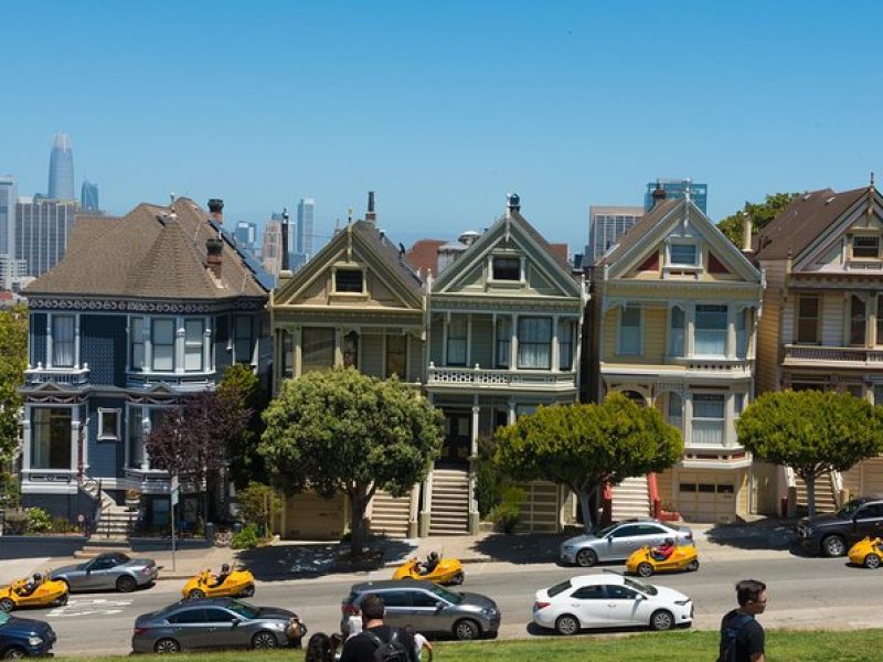 4-Hour Painted Ladies and Haight-Ashbury GoCar Tour