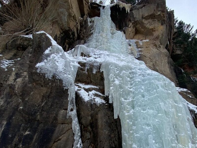 Frozen Waterfall Snowshoe Tour Estes Park