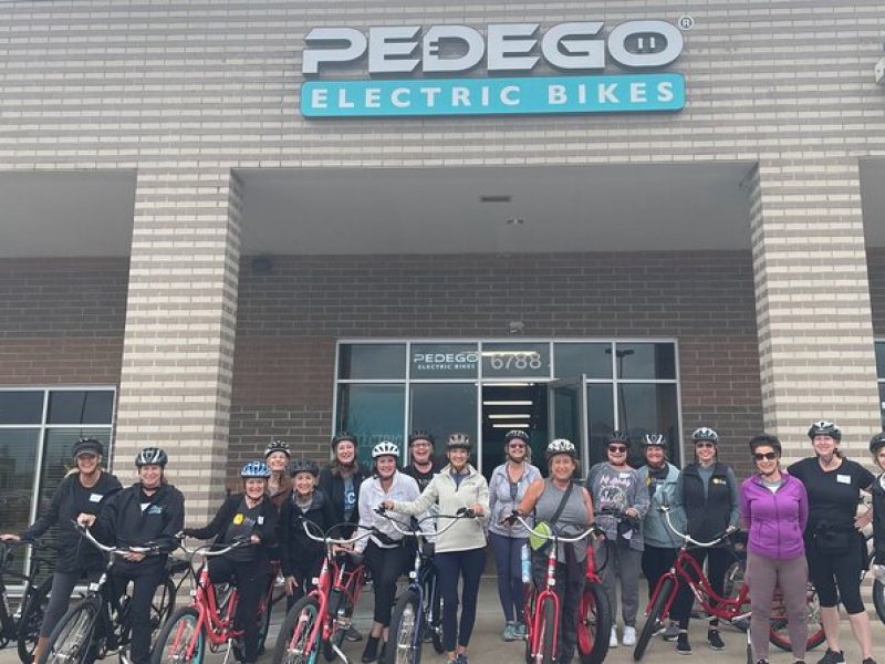 E-bike across Overland Park