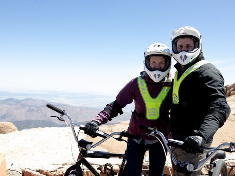 Pikes Peak Summit Downhill Bike Tour